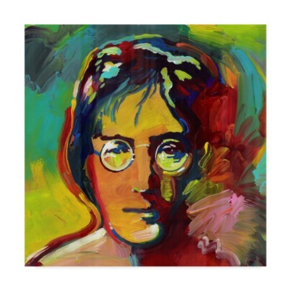 Trademark Fine Art Howie Green 'John Lennon Color' Canvas Art, 18x18 ALI35868-C1818GG